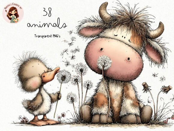 Download Cute Spring Animals Clipart PNG Bundle - Cute Collection