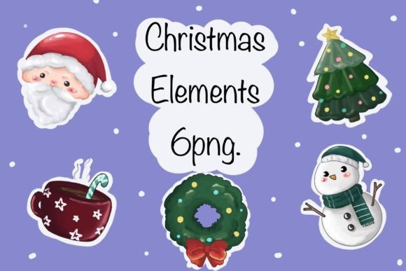Download Cute Christmas Elements Png. - Cute Collection