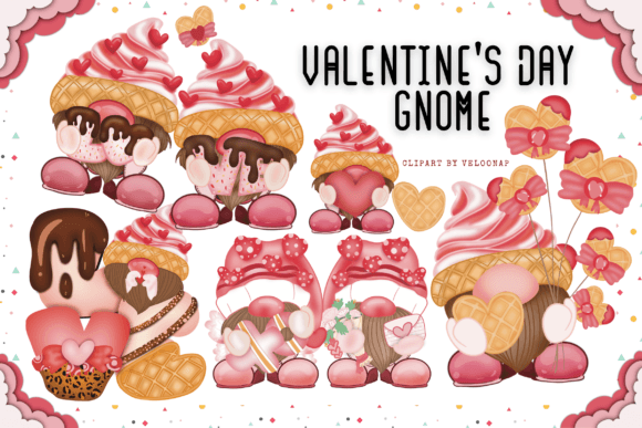 Download Cute Gnome Valentines Day Clipart - Cute Collection